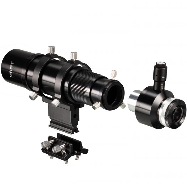 Explore Scientific 8x50 Finder and Guider Scope with Helical Focuser, 1.25inch and T2 connection